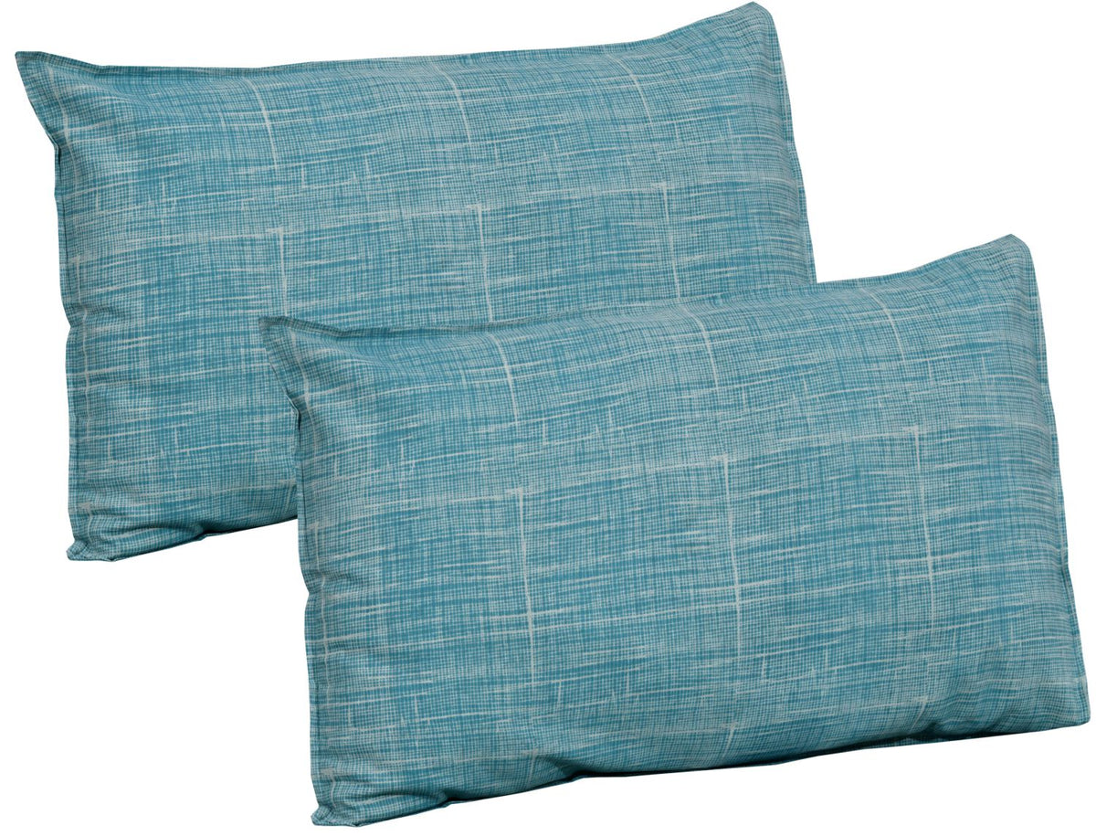 Ocean Blue Stripe King Size Bedsheet 100x108 Inch