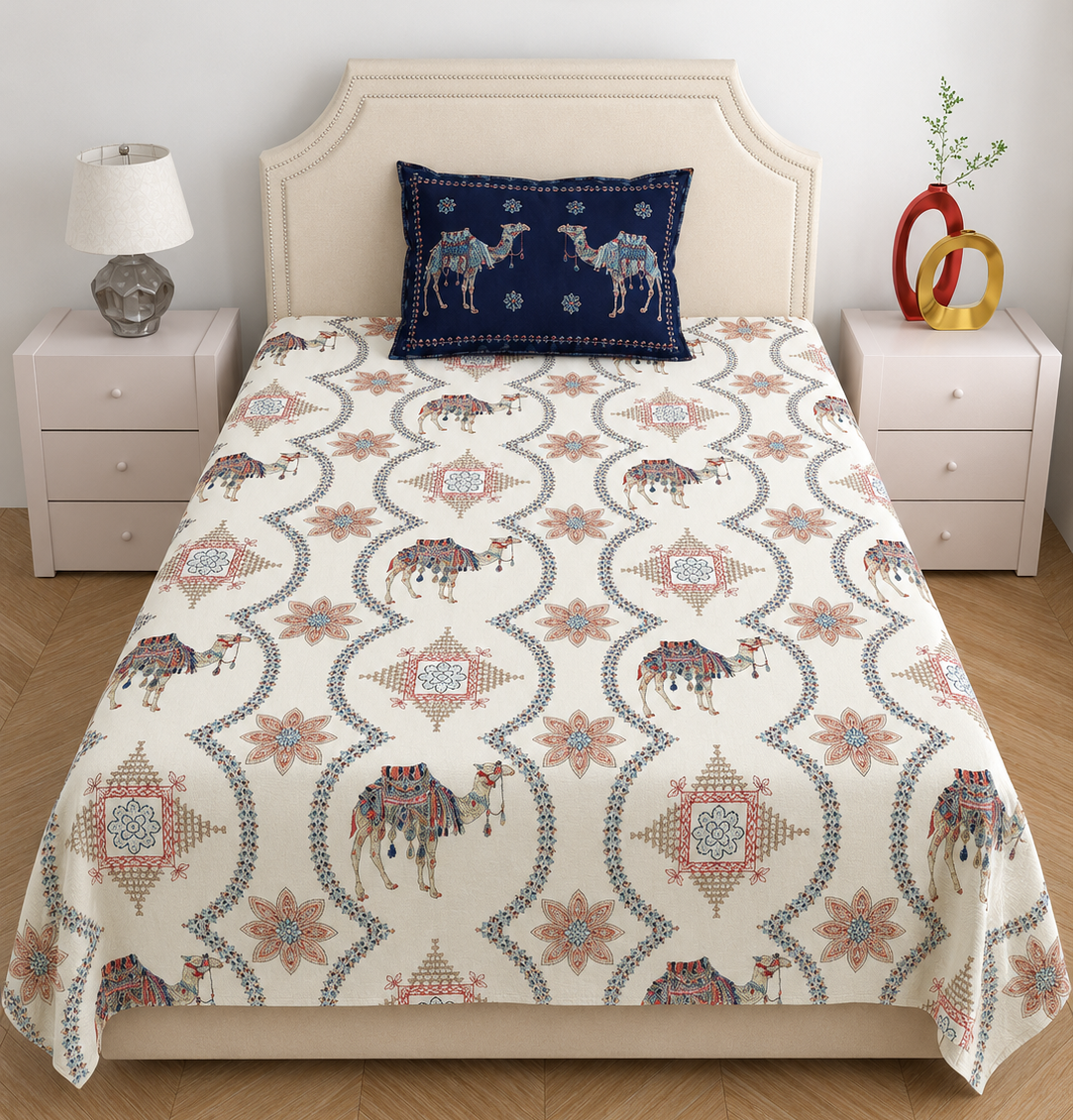 Royal Caravan Single Bedsheet