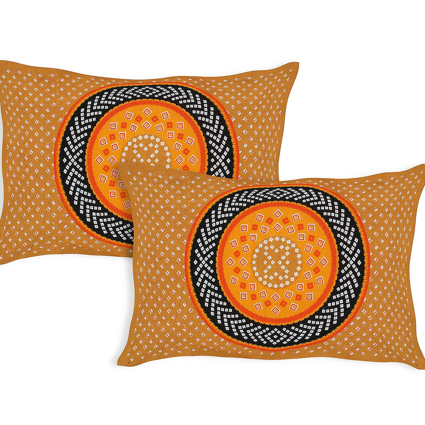 Mandala Circle Print Double Bedsheet