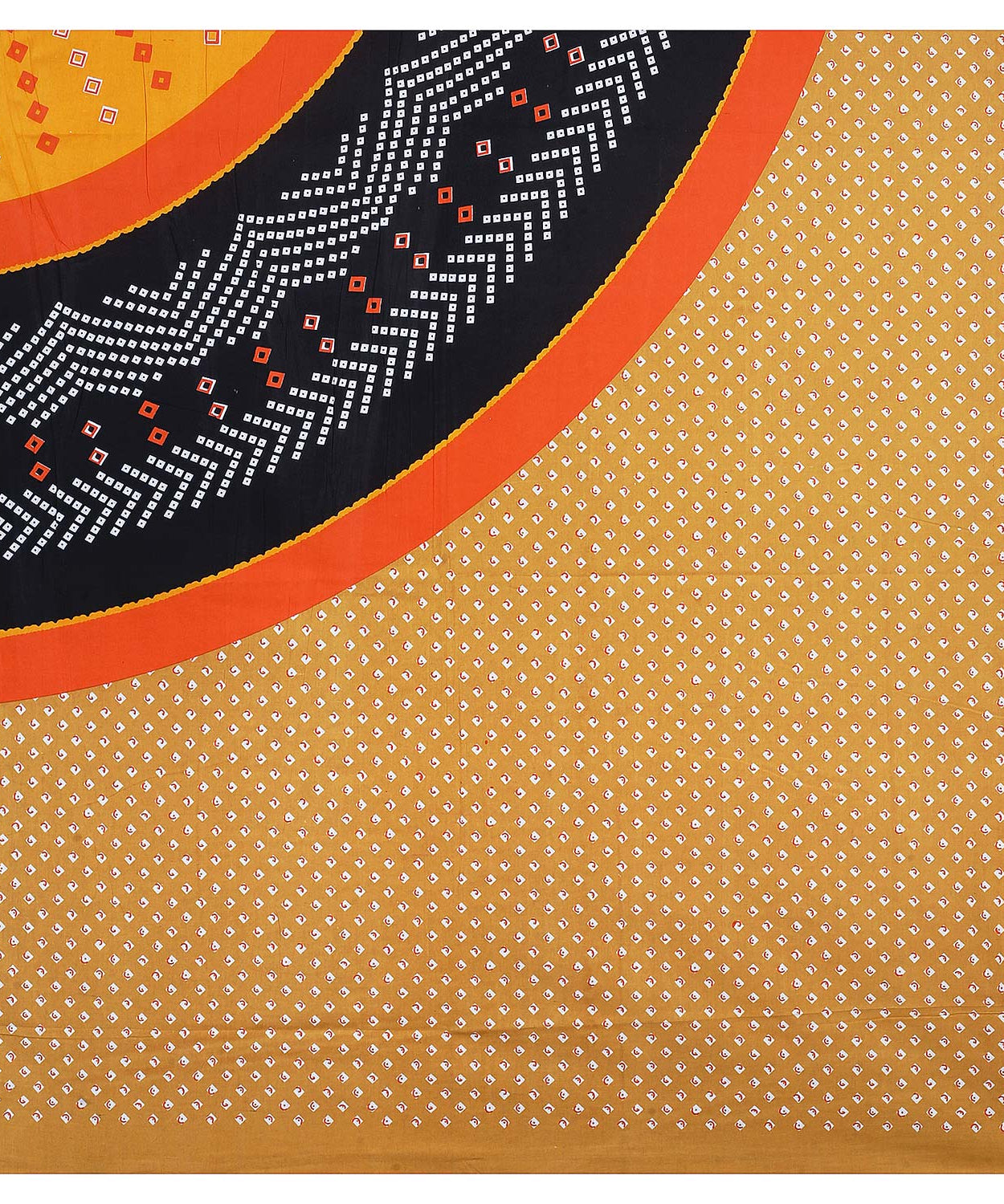 Mandala Circle Print Double Bedsheet