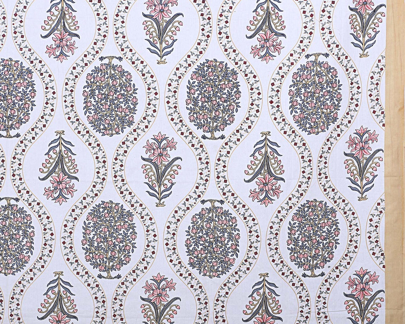 Paisley Floral Print Double Bedsheet