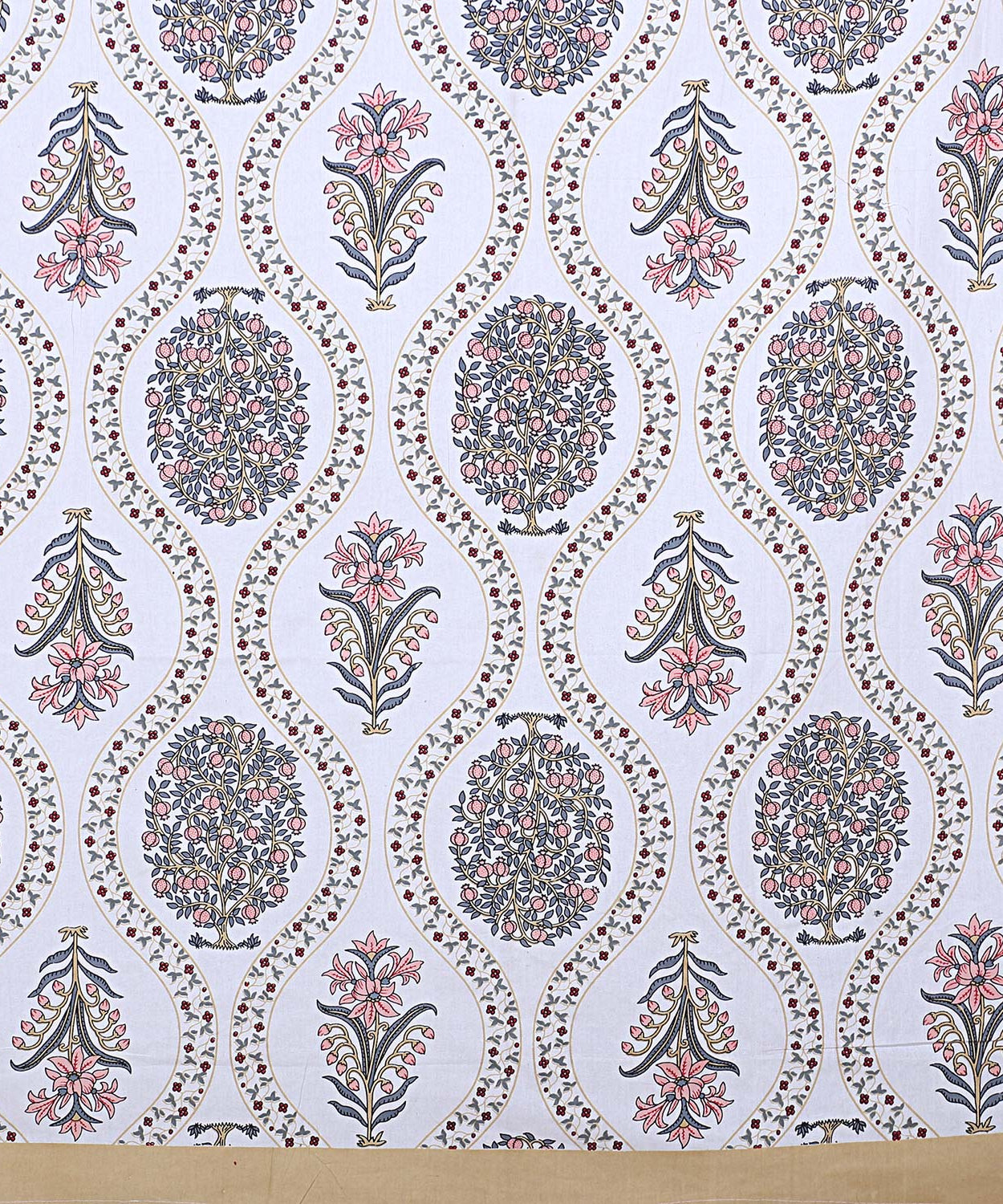 Paisley Floral Print Double Bedsheet