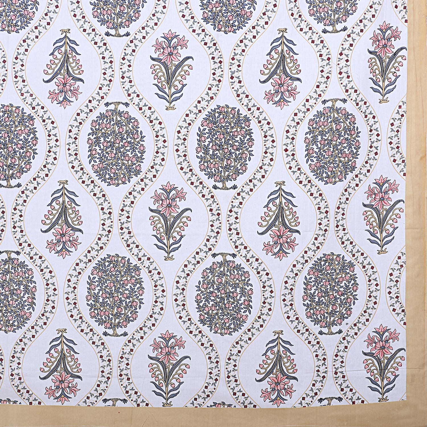 Paisley Floral Print Double Bedsheet