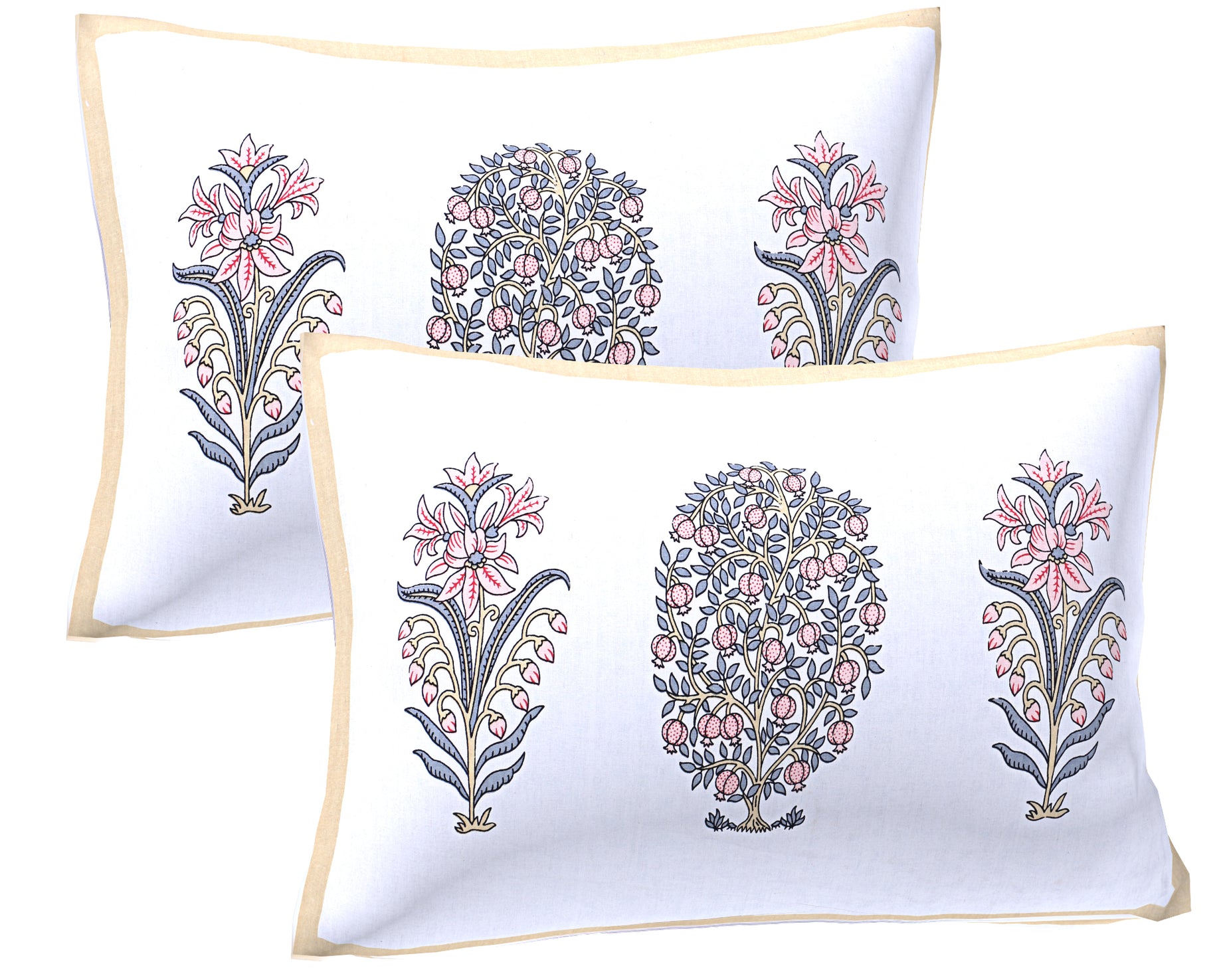 Paisley Floral Print Double Bedsheet