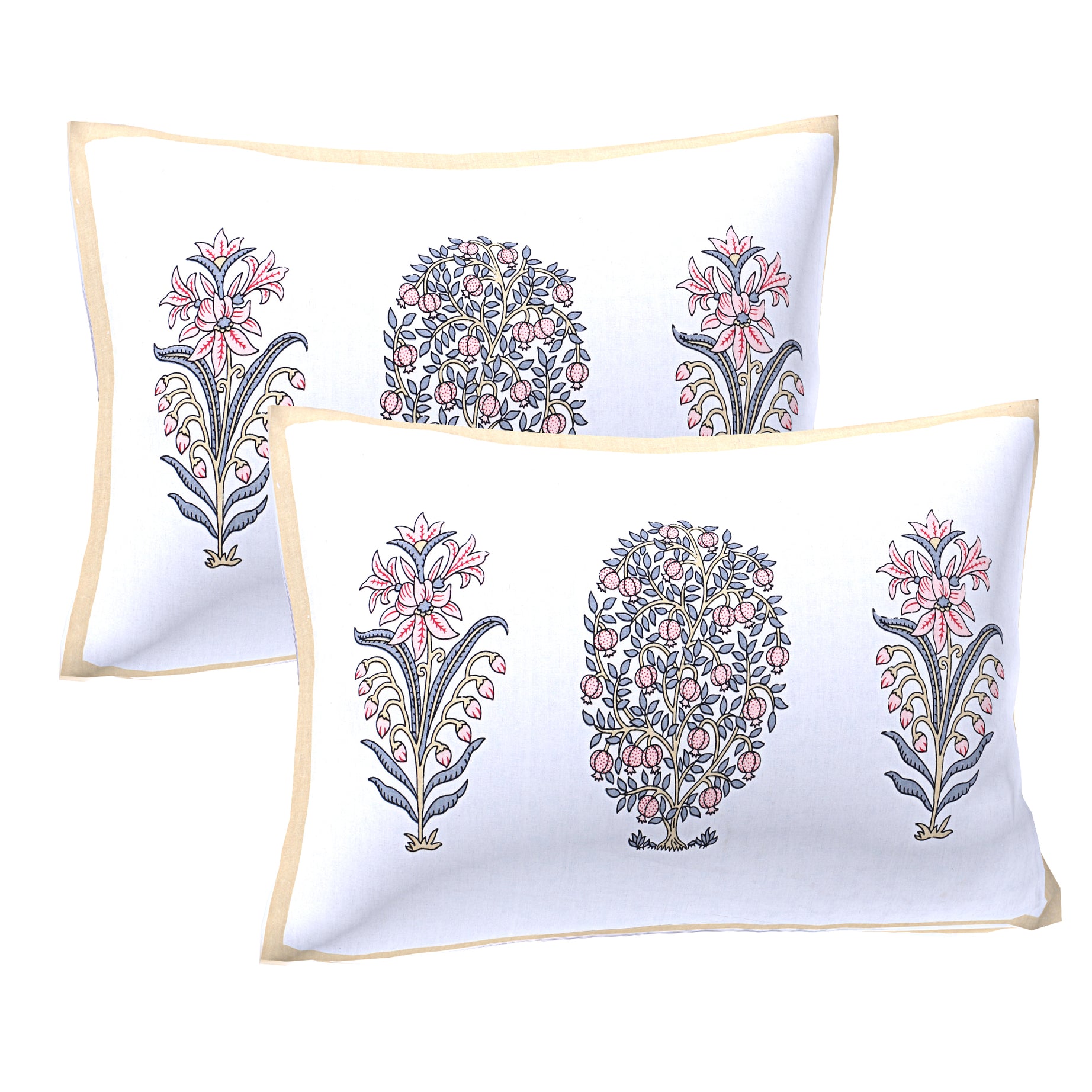 Paisley Floral Print Double Bedsheet