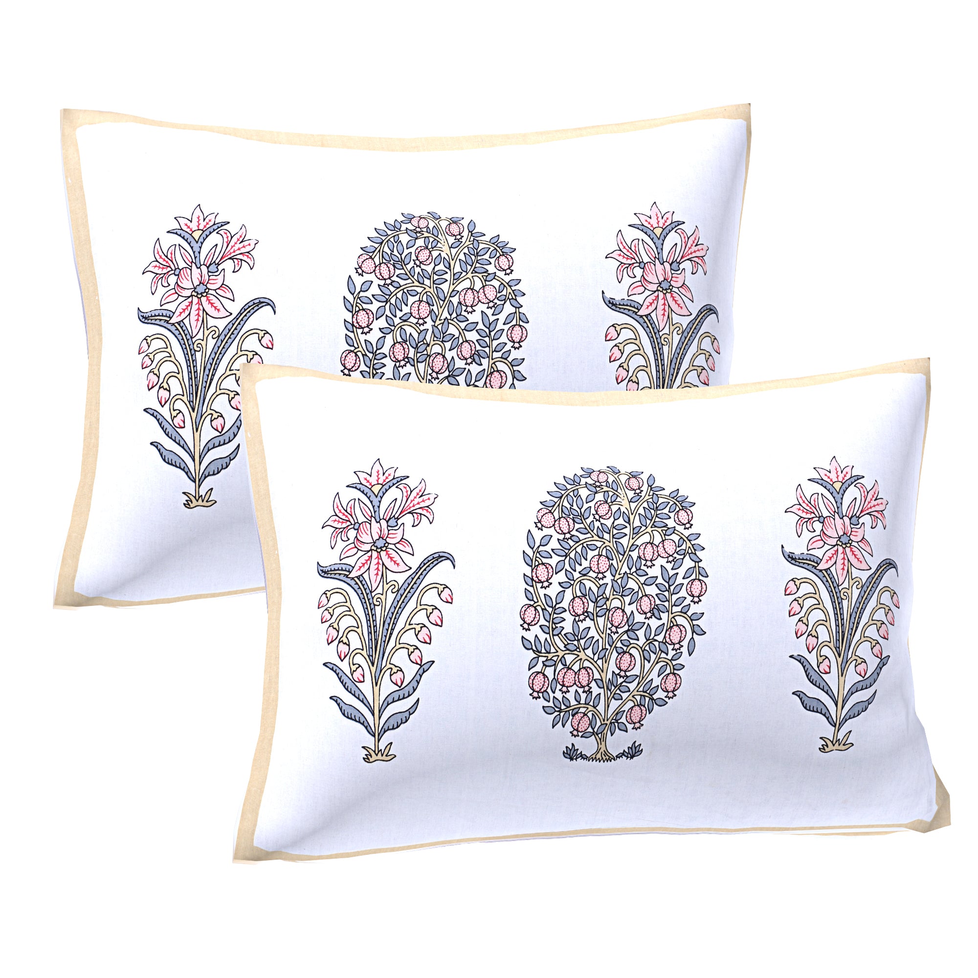 Paisley Floral Print Double Bedsheet
