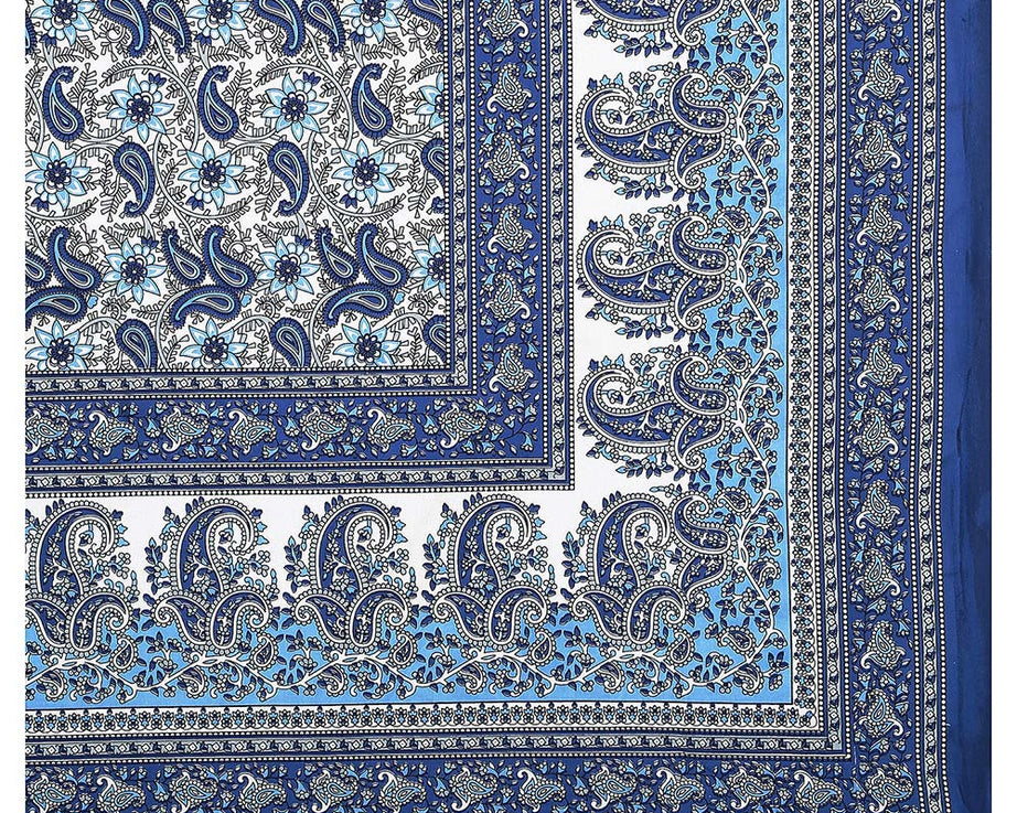 Royal Mandala Paisley Print Double Bedsheet
