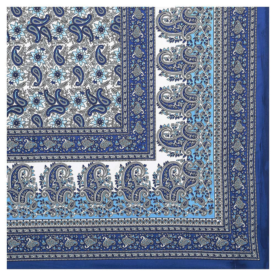 Royal Mandala Paisley Print Double Bedsheet