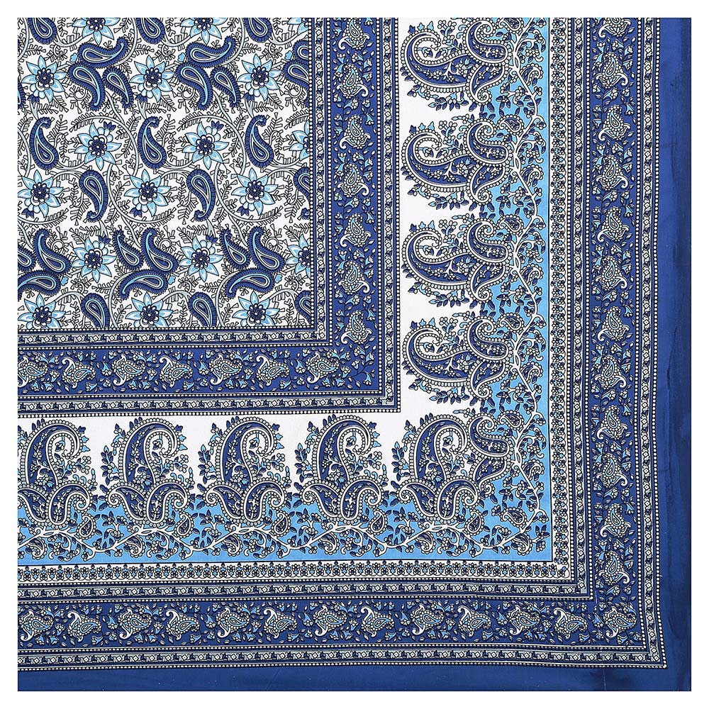 Royal Mandala Paisley Print Double Bedsheet