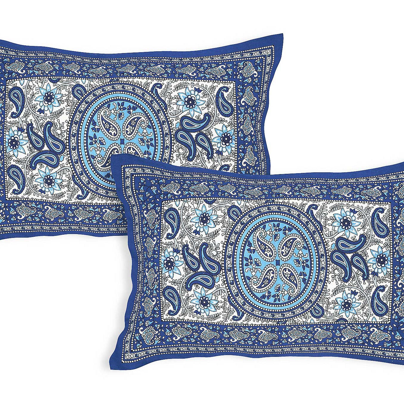 Royal Mandala Paisley Print Double Bedsheet