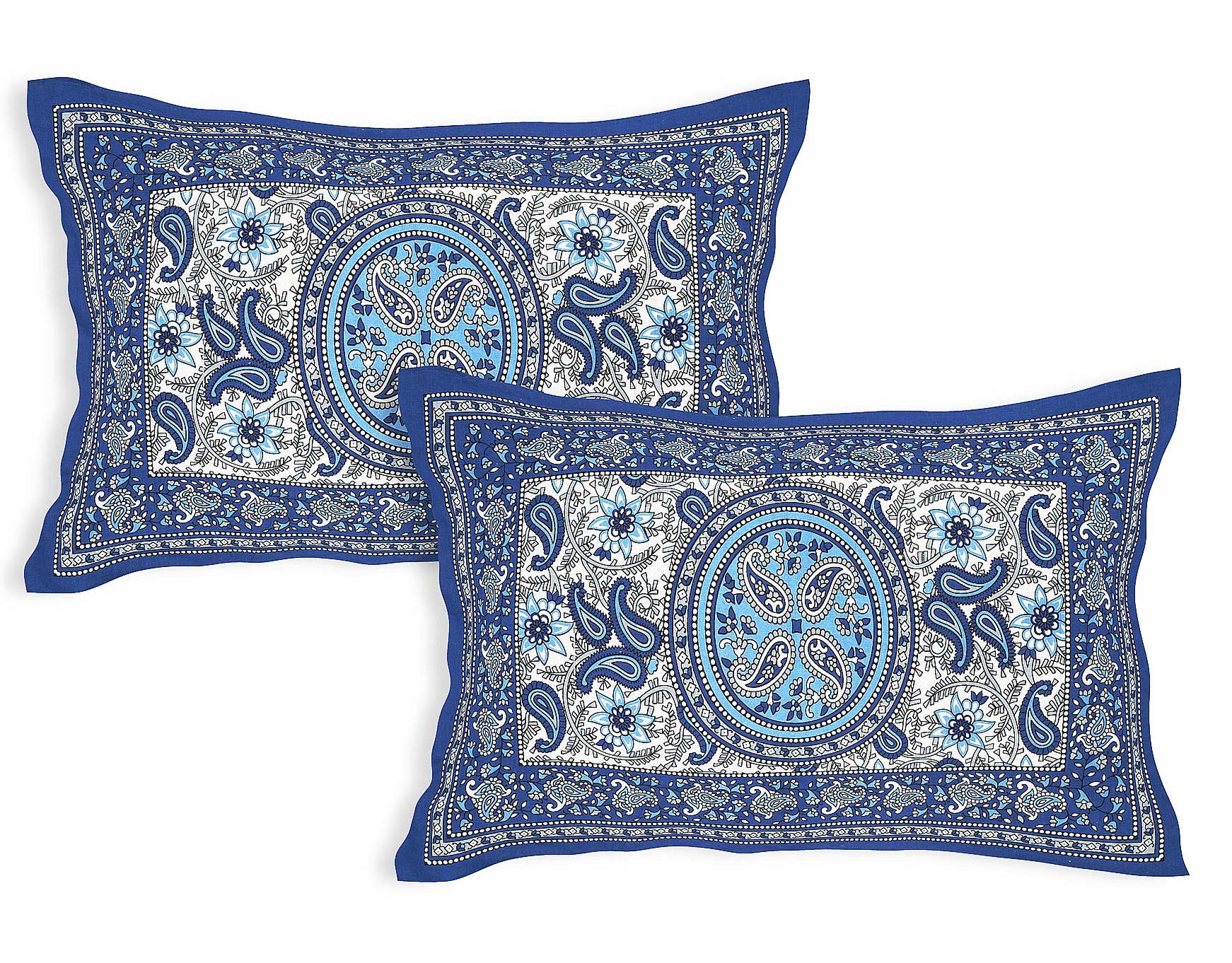 Royal Mandala Paisley Print Double Bedsheet
