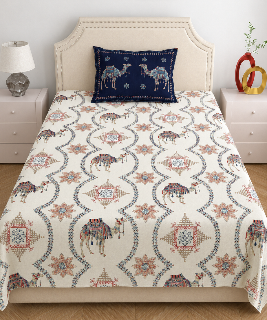 Royal Caravan Single Bedsheet