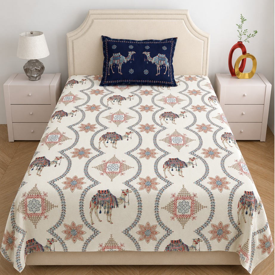 Royal Caravan Single Bedsheet